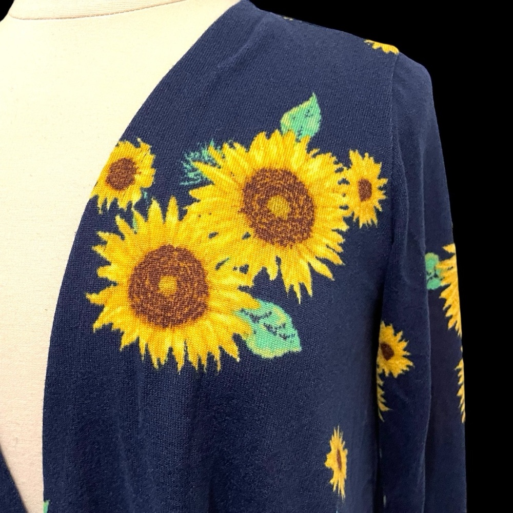 Sunflowers Cardigan M - Picture 7 of 16